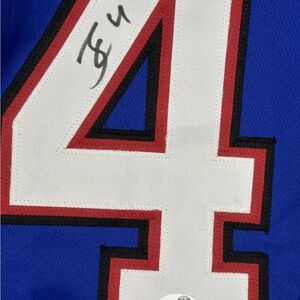 James Cook signed Jersey.  JSA certified.